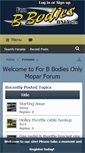 Mobile Screenshot of forbbodiesonly.com